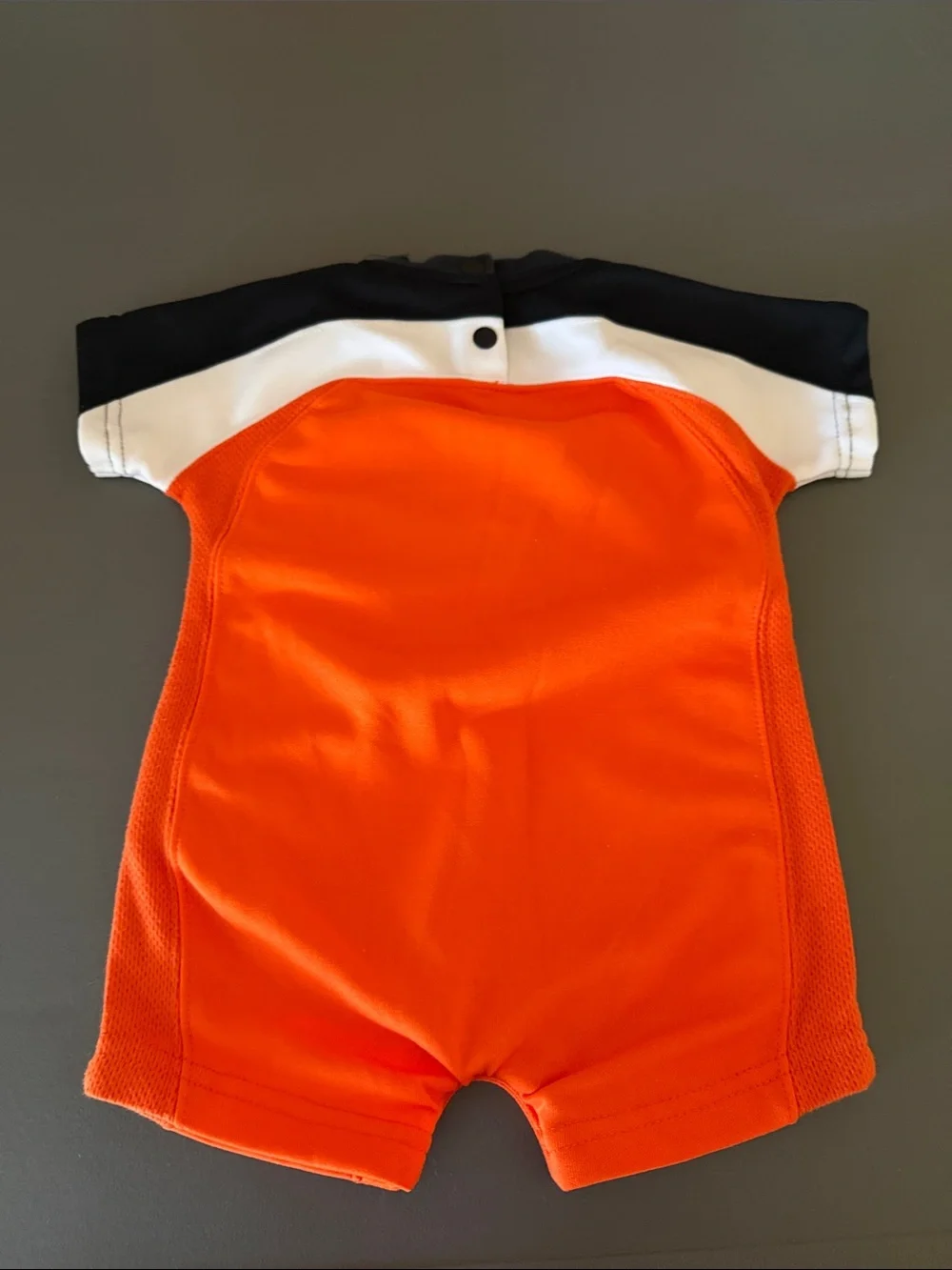 Giants MLB Orange & Black Baby Romper 6-9M
